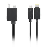 Lenovo Split Cable Thunderbolt kabel 70cm Sort