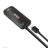 Club 3D CAC-1336 HDMI til USB-C aktiv Videoadapter med USB kabel Sort