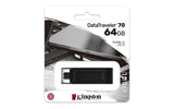 Kingston DataTraveler 70 64GB USB-C 3.2 Gen 1 USB stick Sort