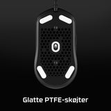 HyperX Pulsefire Haste 2 Optisk Kablet Sort
