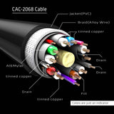 Club 3D CAC-2068 DisplayPort 1.4 kabel 2m Sort