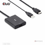 Club 3D CAC-1335 HDMI til DisplayPort aktiv Adapter med USB kabel Sort