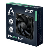 Arctic P14 Pro PST Fan 1-pack Sort 140 mm