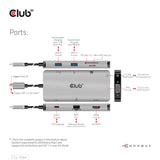 Club 3D CSV-1594 9-in-1 USB-C Gen1 Dockingstation