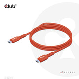 Club 3D CAC-1511 USB-C 240W kabel 1m Rød