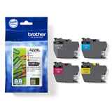 Brother LC 422XL Sort Gul Cyan Magenta