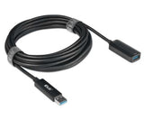 Club 3D CAC-1411 USB 3.2 Gen 2 USB forlængerkabel 5m Sort