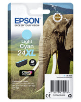 Epson 24XL Cyan 740 sider Blæk C13T24354012