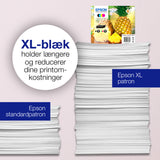 Epson 604XL Multipack Sort Gul Cyan Magenta Blæk C13T10H64010