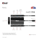 Club 3D CSV-1598 7-in-1 USB 3.2 Gen 2 Dockingstation