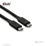Club 3D CAC-2501 Thunderbolt 5 1m Sort Fabriksny