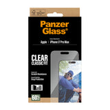 PanzerGlass® Screen Protector iPhone 2025 6.9 Pro, Classic Fit w. EasyAligner Fabriksny