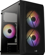 AeroCool CS-107-A-BK-v2 Tower Micro ATX Sort