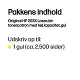 HP 203X Gul 2500 sider Toner CF542X