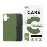 PanzerGlass CARE Fashionable Case til iPhone 16 Plus Grøn Fabriksny