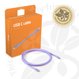 Club 3D USB Type-C kabel 2m Lilla