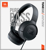 JBL TUNE 500 Kablet Hovedtelefoner Sort