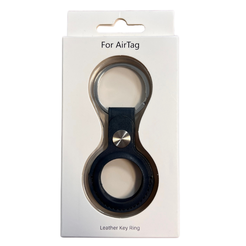 Airtag Læder Nøglering