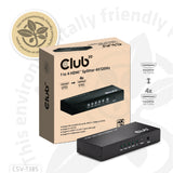 Club3D CSV-1385 4-Port HDMI Splitter 4K 120Hz