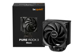 be quiet! Pure Rock 3 Processor-køler Intel/AMD 1-pack Sort 120 mm