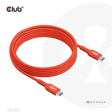 Club 3D CAC-1573 USB-C 240W kabel 2m Rød