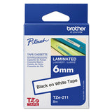 Brother TZe 211 Lamineret bånd (0,6 cm x 8 m) 1kassette(r)