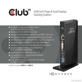 Club 3D CSV-3242HD 11-in-1 USB Gen1 Dock