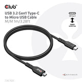 Club 3D CAC-1526 USB 3.2 Gen 1 USB-C kabel 1m Sort