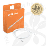 Club 3D USB4 USB Type-C kabel 2m Hvid Fabriksny