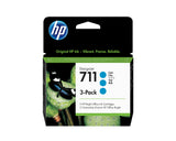 HP 711 Cyan Blæk CZ134A