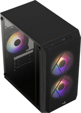 AeroCool CS-107-A-BK-v2 Tower Micro ATX Sort