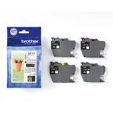 Brother LC 3217 Value Pack Sort Gul Cyan Magenta 550 sider Blæk