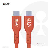 Club 3D CAC-1511 USB-C 240W kabel 1m Rød