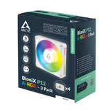 Arctic BioniX P12 A-RGB 3-pack Hvid 120 mm