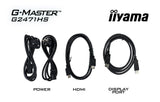 iiyama G-MASTER Red Eagle G2471HS-B1 24 Fast IPS 1920 x 1080 (Full HD) HDMI DisplayPort 240Hz