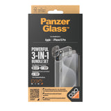PanzerGlass Skærm/objektiv/rygbeskyttersæt Sort Transparent Apple iPhone 15 Pro Fabriksny