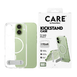 CARE by PanzerGlass® Feature Case Transparent Kickstand iPhone 17 Fabriksny
