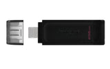 Kingston DataTraveler 70 256GB USB-C 3.2 Gen 1 USB stick Sort