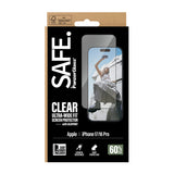 SAFE. by PanzerGlass Sort Transparent Fabriksny