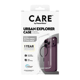 CARE by PanzerGlass Urban Explorer Beskyttelsescover Polycarbonat (PC) Termoplastisk polyuretan (TPU) Sort Transparent F