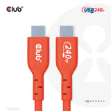 Club 3D CAC-1573 USB-C 240W kabel 2m Rød