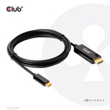 Club 3D CAC-1334 DisplayPort 1.2 til HDMI adapterkabel 1.8m Sort