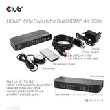 Club 3D CSV-1382 KVM / audio-switch Desktop