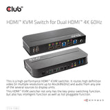 Club 3D CSV-1382 KVM / audio-switch Desktop