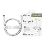 empower by PanzerGlass Racing USB-C to Lightning 1.2m hvid