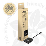 Club 3D CSV-1555 USB-C gen 2 til 2xDisplayPort videoadapter Sort