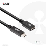 Club 3D CAC-1531 USB-C 3.2 Gen 1 forlængerkabel 1m Sort