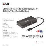 Club 3D CSV-1598 7-in-1 USB 3.2 Gen 2 Dockingstation