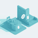 TP-Link TL-WPA4220KIT AV600 2-Port Wifi Powerline Adapter Starter Kit Bro 600Mbps Trådløs Kabling