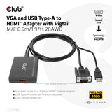 Club 3D Videoadapter 60cm Sort